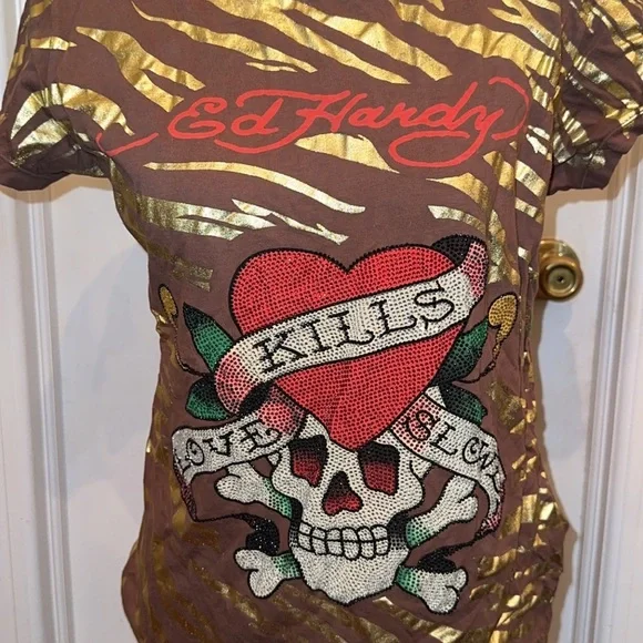 激レア Ed Hardy ラヴキルスカル 00s y2k Tシャツ 激レア Ed Hardy ラヴキルスカル 00s y2k Tシャツ - メルカリ